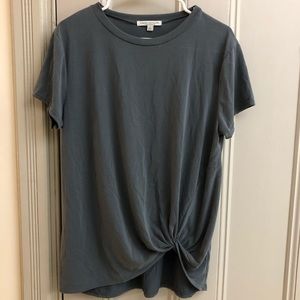 Super soft t shirt with knot detail